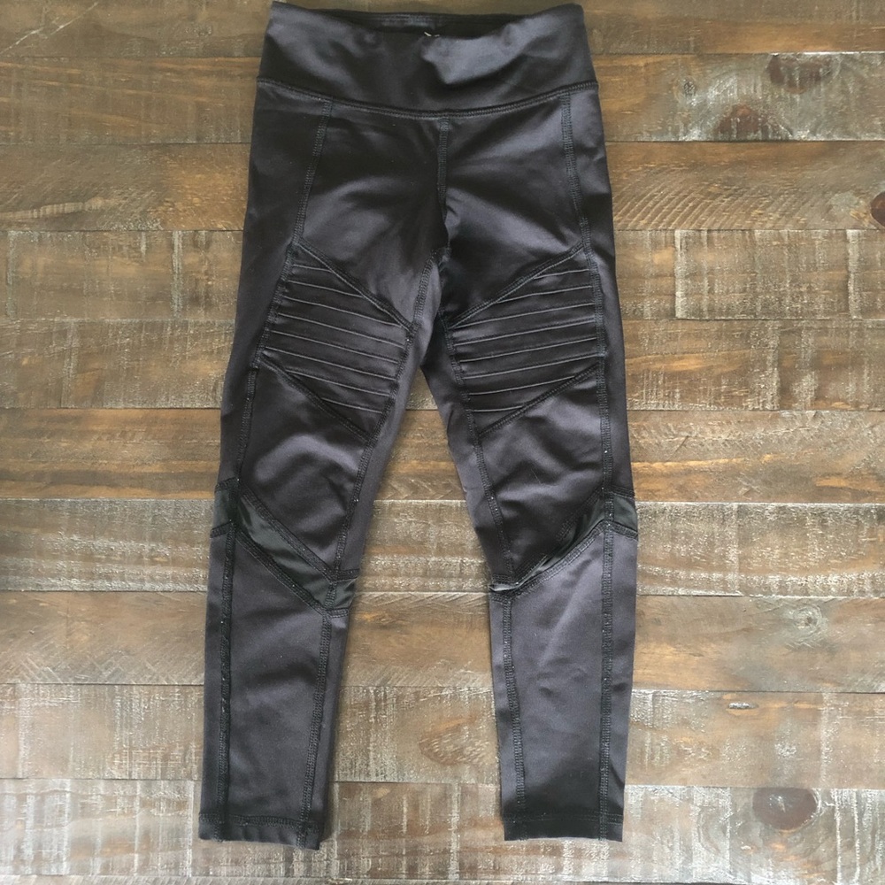 Old Navy Active Black Leggings Girls XS (5)